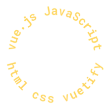 circle image with front-end technologies